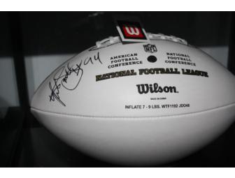 Texans Antonio Smith Autographed Football