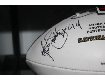 Texans Antonio Smith Autographed Football