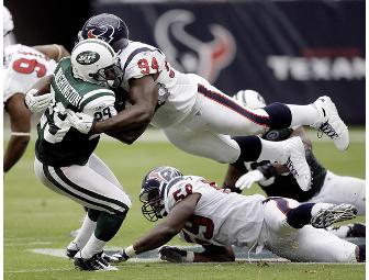 Texans Antonio Smith Autographed Football