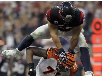 Brian Cushing Autographed Football