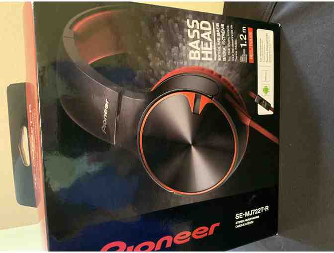 Pioneer Bass Head SE-MJ722T-R Headphones - Photo 1