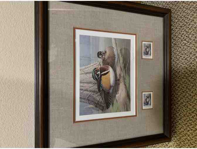1985 Georgia Waterfowl Conservation Stages (x2) Print - Photo 1