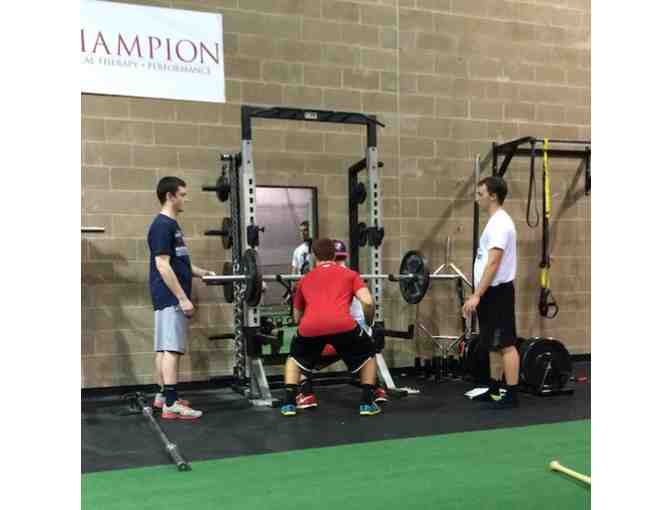 Champion PT and Performance - 4-Week Sports Performance Training Package
