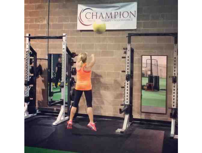 Champion PT and Performance - 4-Week Unlimited Team Training Membership
