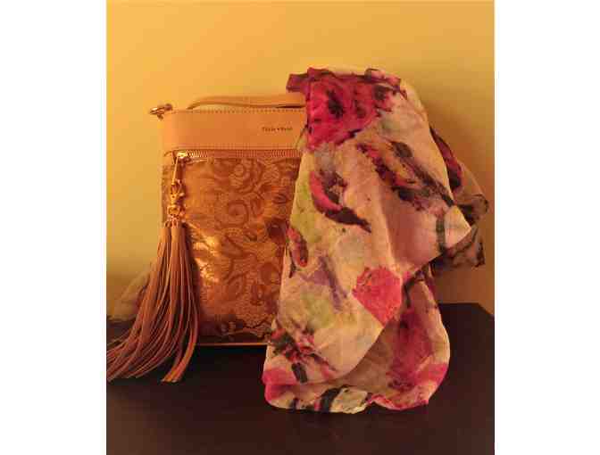 Helena's - Pixie Mood Handbag with Joy Susan Printed Scarf