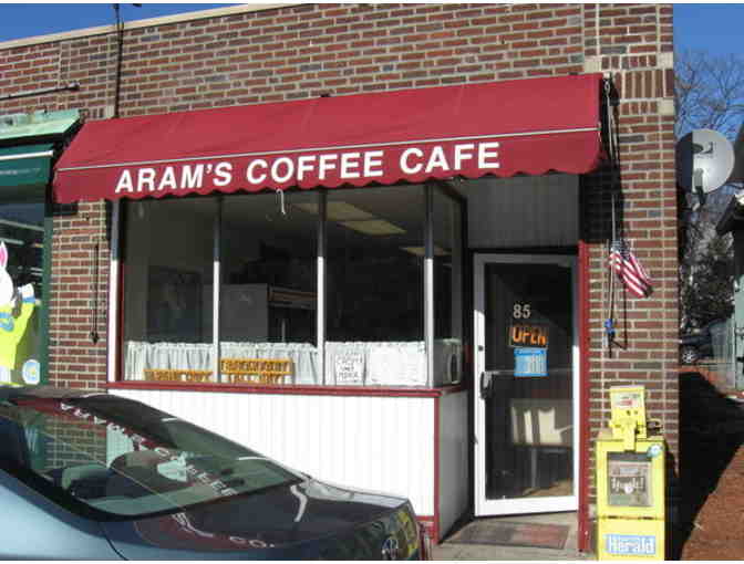 Aram's Coffee Cafe - $20 Gift Certificate