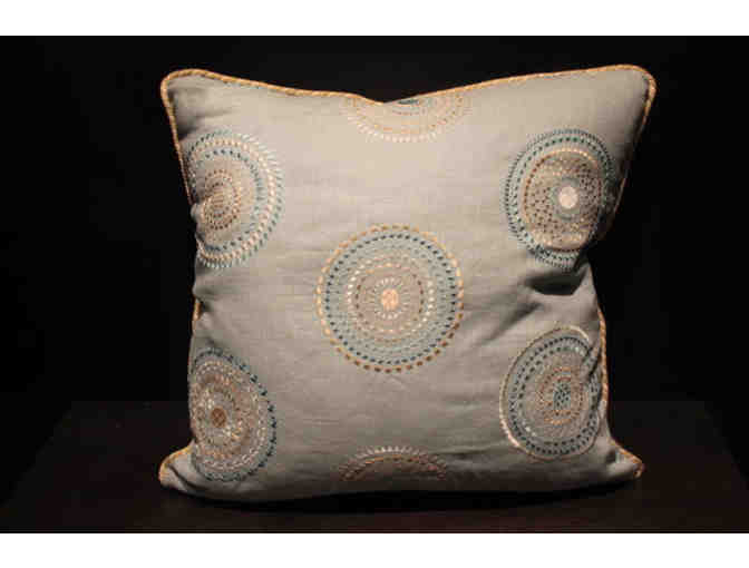 Interiology Design Co. - (2) custom linen pillows and a $100 Gift Certificate