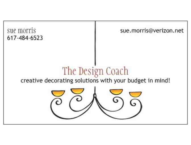 Design Coach / Sue Morris - Interior Decorating Consultation: 3 hours