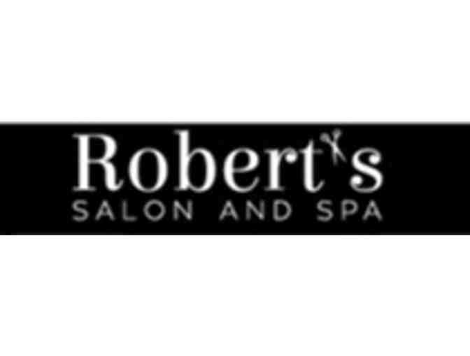 Robert's Salon & Spa - $100 gift card + Moroccan Oil products and hair brush