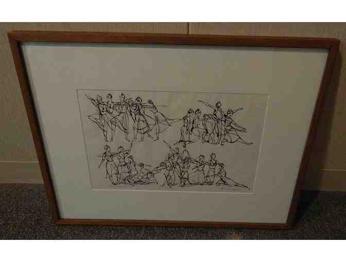 'Moving Dancers IV' by Margot Jones