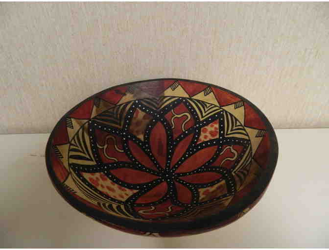 Handcrafted African Wood Bowl