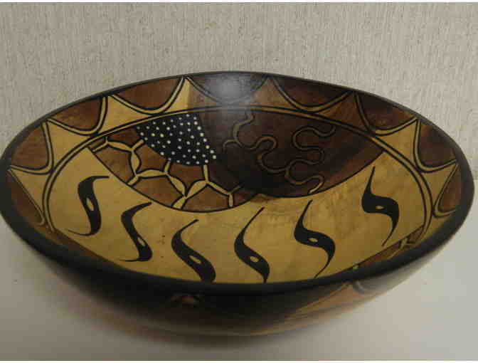 Hand Crafted Wood Bowl from Africa