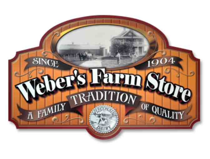 Fused glass platter by Debi McCullough and Weber's Farm Store Certificate package