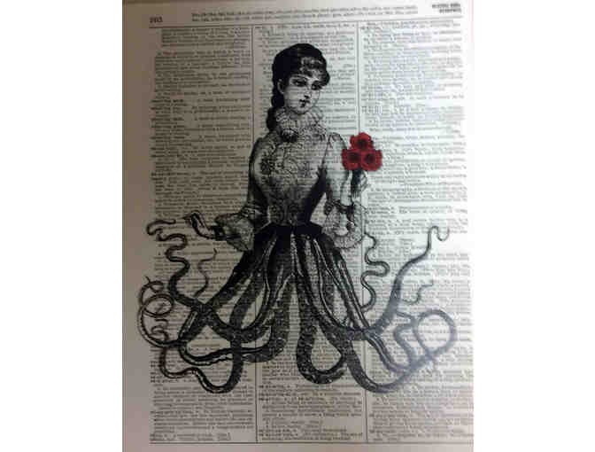 Upcycled Vintage Dictionary Art by Alison Heintz