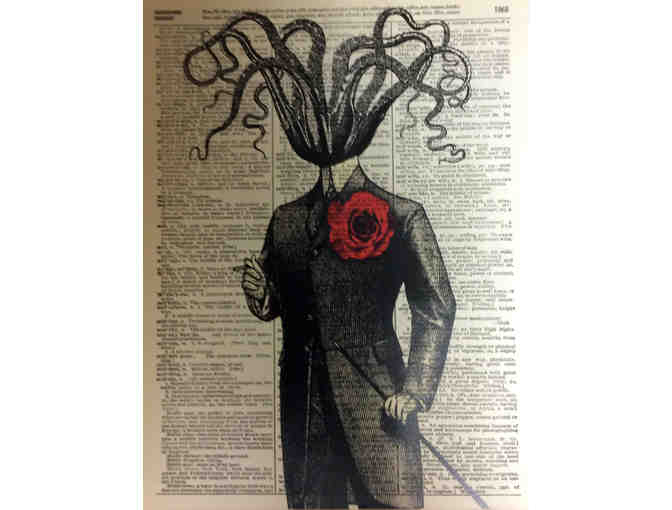 Upcycled Vintage Dictionary Art by Alison Heintz