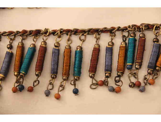Colorful, Handcrafted Necklace by Spanish artist