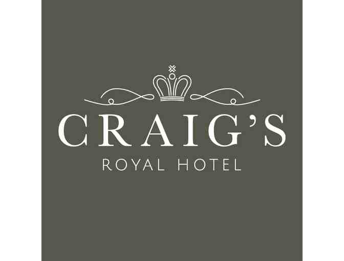 One Night in Royal Suite & Dinner Voucher valued at $645 at Craig's Royal Hotel, Ballarat