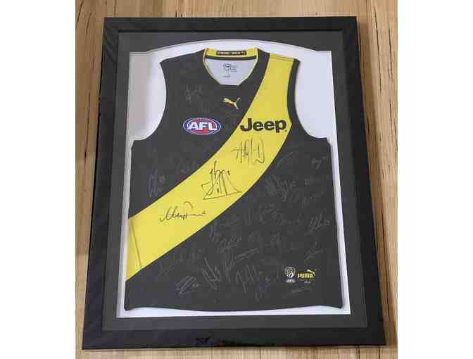 Richmond Football Club 2019 Premiers Home Guernsey - Framed Signed