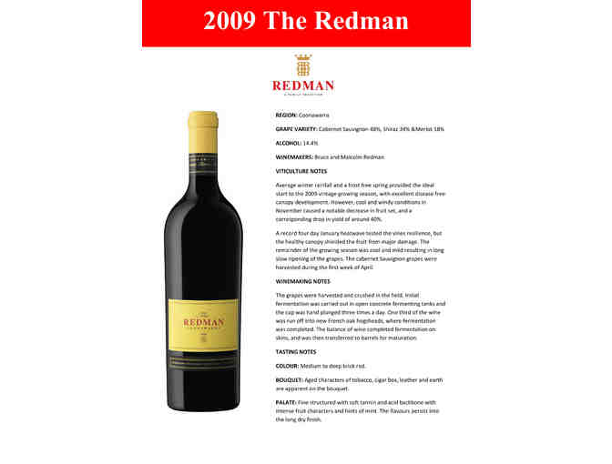 Redman Wines Collection - 2016 Shiraz x 6 Bottles