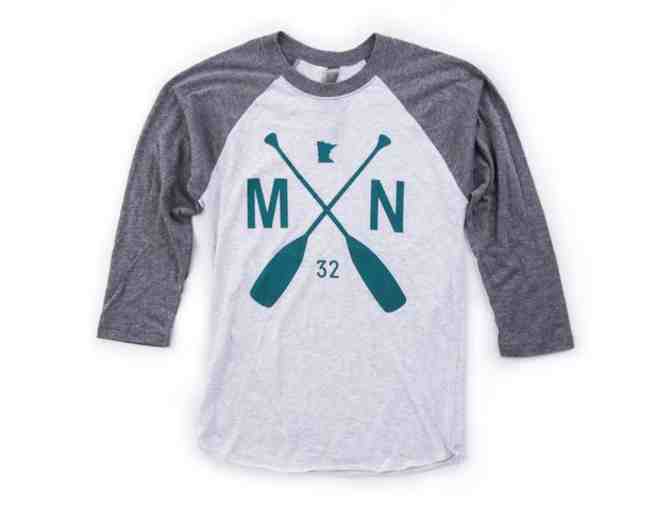Raglan Baseball T MN Paddle Graphic (founded by EP Alum Spencer Johnson)