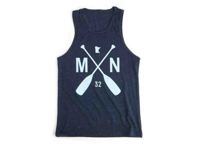 Mens' MN Paddle Tank from sota clothing, founded by EP Alum Spencer Johnson