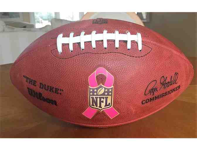 Football signed by MN Vikings #14 Stefon Diggs