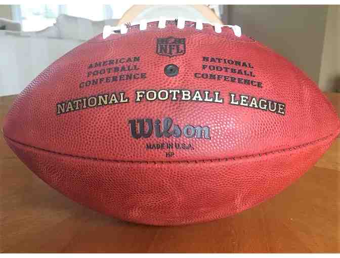 Football signed by MN Vikings #14 Stefon Diggs