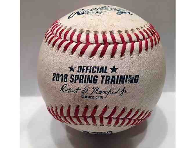 Official Spring Training 2018 Baseball signed by MN Twin ~ Joe Mauer ~