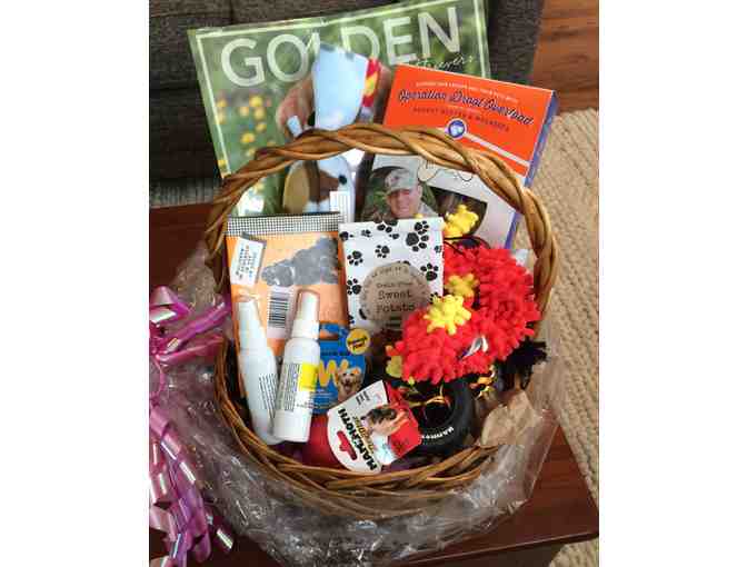 Puptacular basket of  Doggo Toys,Treats & more!