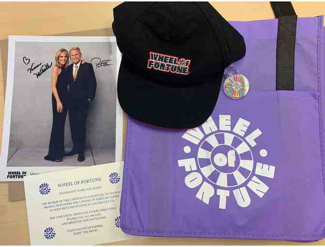 Four (4) Tickets to Wheel of Fortune + Pat & Vanna Autographed Photo
