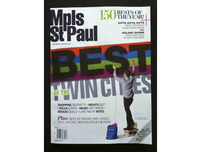 Mpls St.Paul Magazine - 1 Year Subscription (New or Renewal)