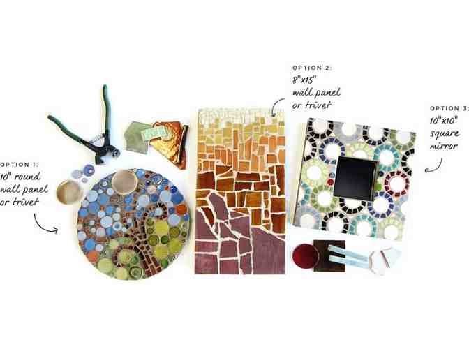Mercury Mosaics ~ Two (2) Beginning Mosaic Workshop Gift Certificates