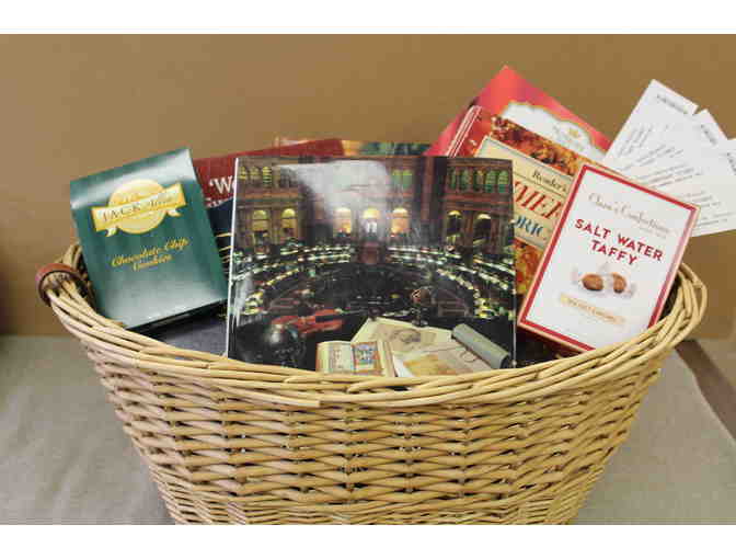 Historical Book Basket w/ Museum Passes