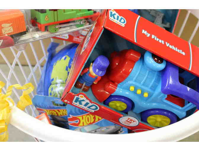 Boys "A Things With Wheels" Basket - Photo 2