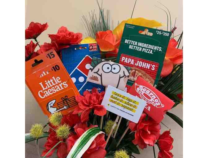 Pizza Party Gift Card Bouquet - Photo 2
