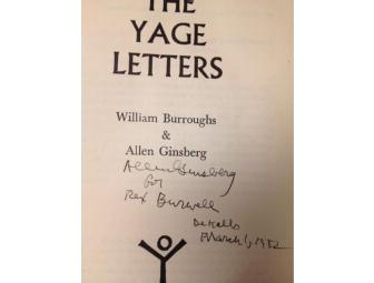 The Yage Letters - William Burroughs & Allen Ginsberg SIGNED by Ginsberg