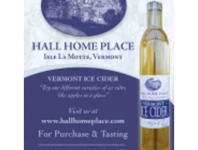 Bottle of Hall Home Place Vermont Ice Cider