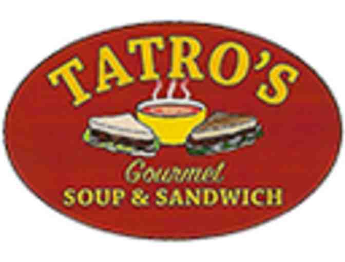 $50 Gift Certificate to Tatro's Gourmet Soup & Sandwich