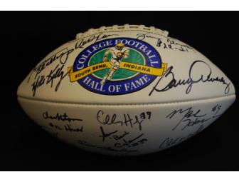 2011 College Football Hall of Fame Autographed Football