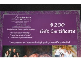 Studio Credit at Leasures Designer Portraits