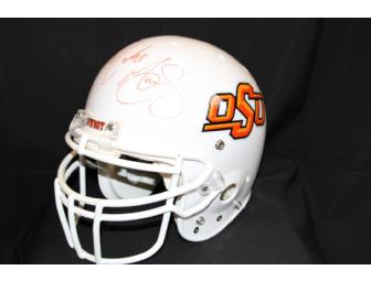 Oklahoma State University Autographed Helmet