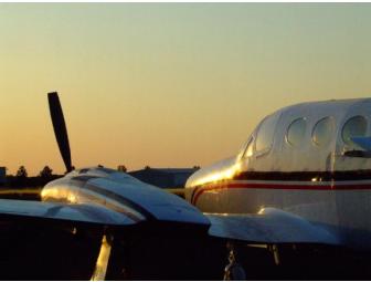 Champagne Sunset Private Flight for Six