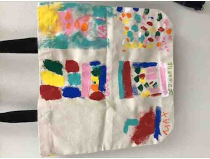 Handpainted Tote Bag by Ms. Karen's Kindergarten Class