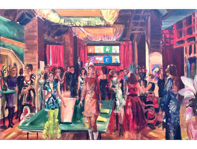 Live Painting of GROUNDBREAKING: Below 14th Street, by Katherine Gressel