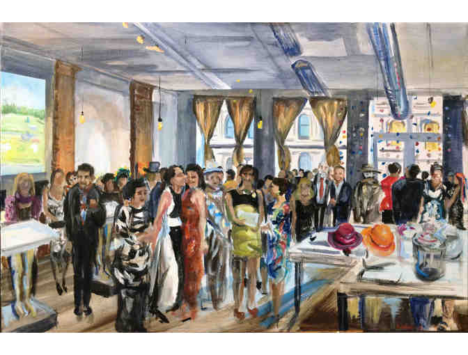 Live Painting of GROUNDBREAKING: Below 14th Street, by Katherine Gressel