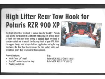 High Lifter Products Rear Tow Hook