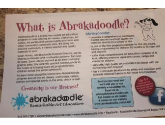 $40.00 Gift Certificate to Abrakadoodle - Art Classes