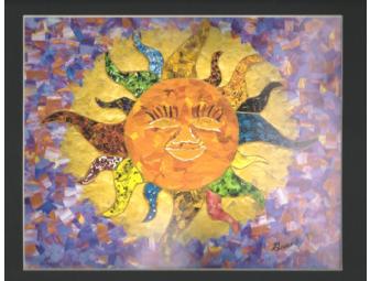 Sun Collage Print by Grant Manier - Autism Awareness