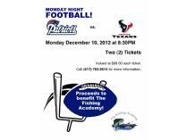 New England Patriots vs. Houston Texans - December 10th, 2012 at Gillette Stadium