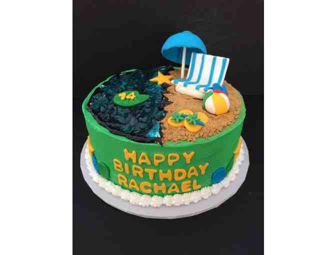 Custom designed cake